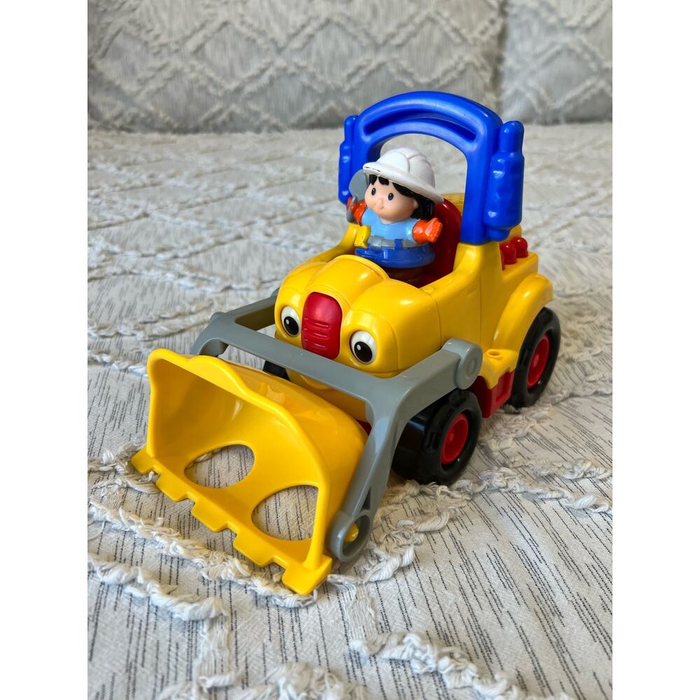 Fisher-Price Lifty Loader Bulldozer Construction w/Figure 2003 Works